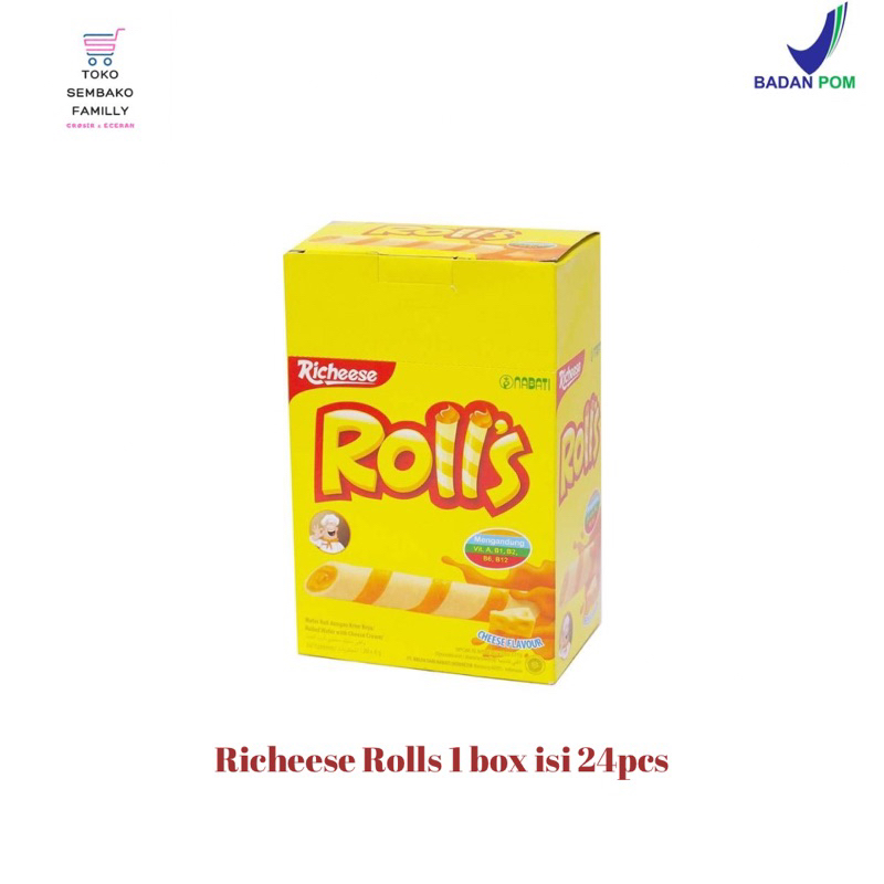 

Richeese Rolls Nabati 1box