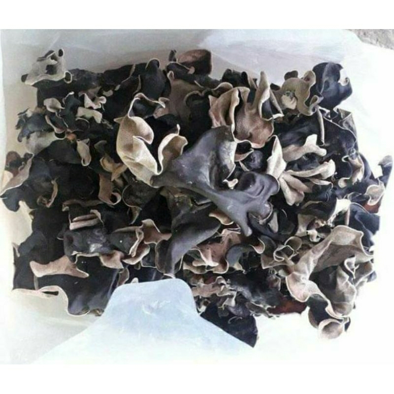 

Jamur Kuping Kering 1 kg Grade A B Campur Jamur Hitam Kering 1 KG Sortir