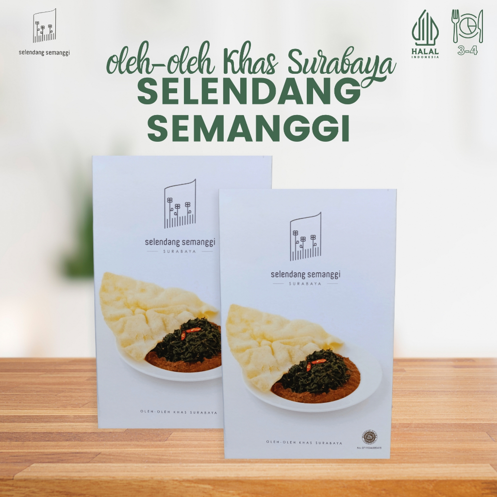 

Paket 2 Selendang semanggi - pecel semanggi oleh-oleh makanan khas surabaya
