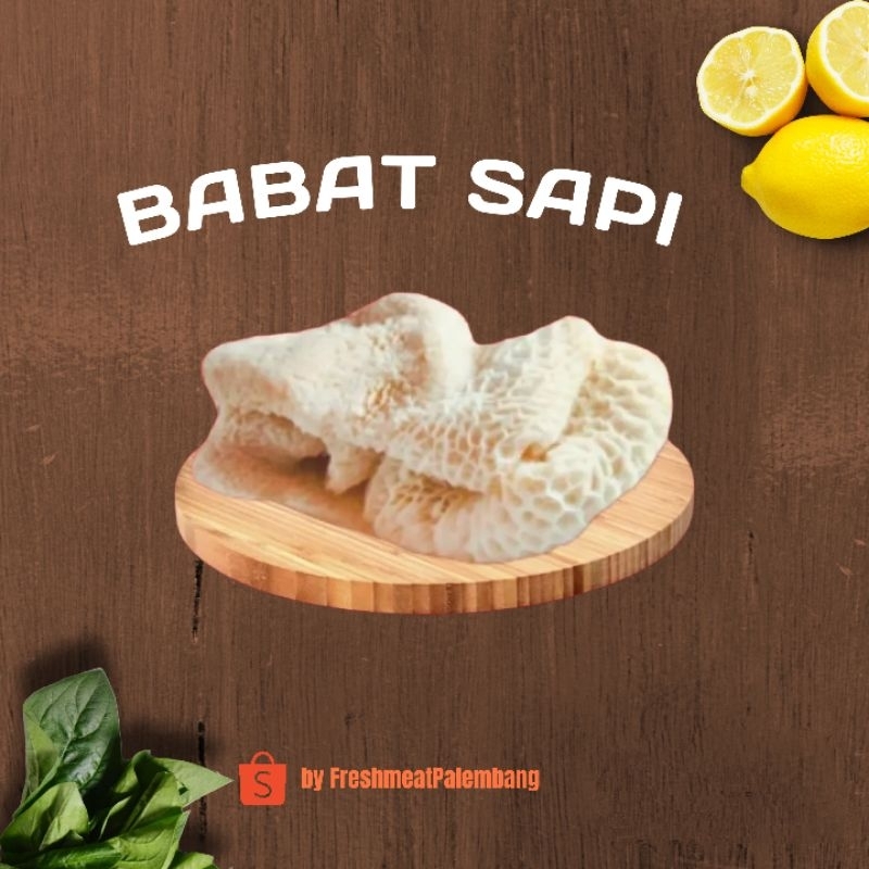 

BABAT SAPI FRESH BUKAN FROZEN DIJAMIN HALAL