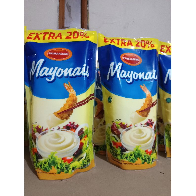 

MAYONAISE PRIMA AGUNG KEMASAN 1000 GRAM+EXTRA 20%/MAYONAISE /SAOS MAYO/MAYONAISE KEBAB/MAYONAISE SALAD/BAHAN BAKU KEBAB