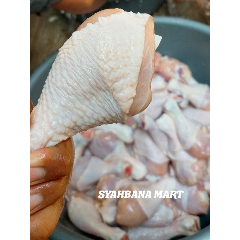 

Paha Bawah/ pentung ayam boiler negeri Drumstick fresh/frozen 1kg