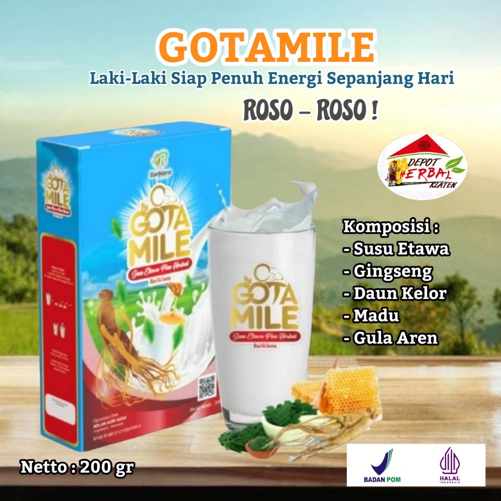 

Gotamile Susu Kambing Etawa Herbal 200gr