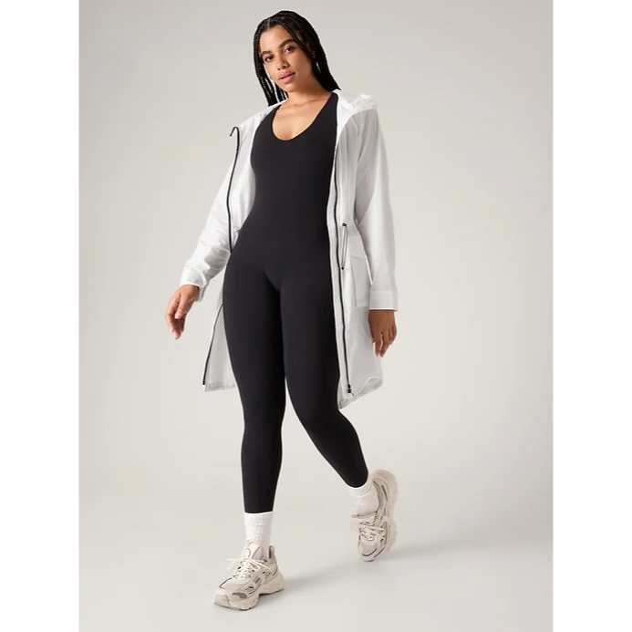 Athleta Everyday Anorak Jacket Original Athleta Bright White Waterproof Windproof Wind Resistant Jak