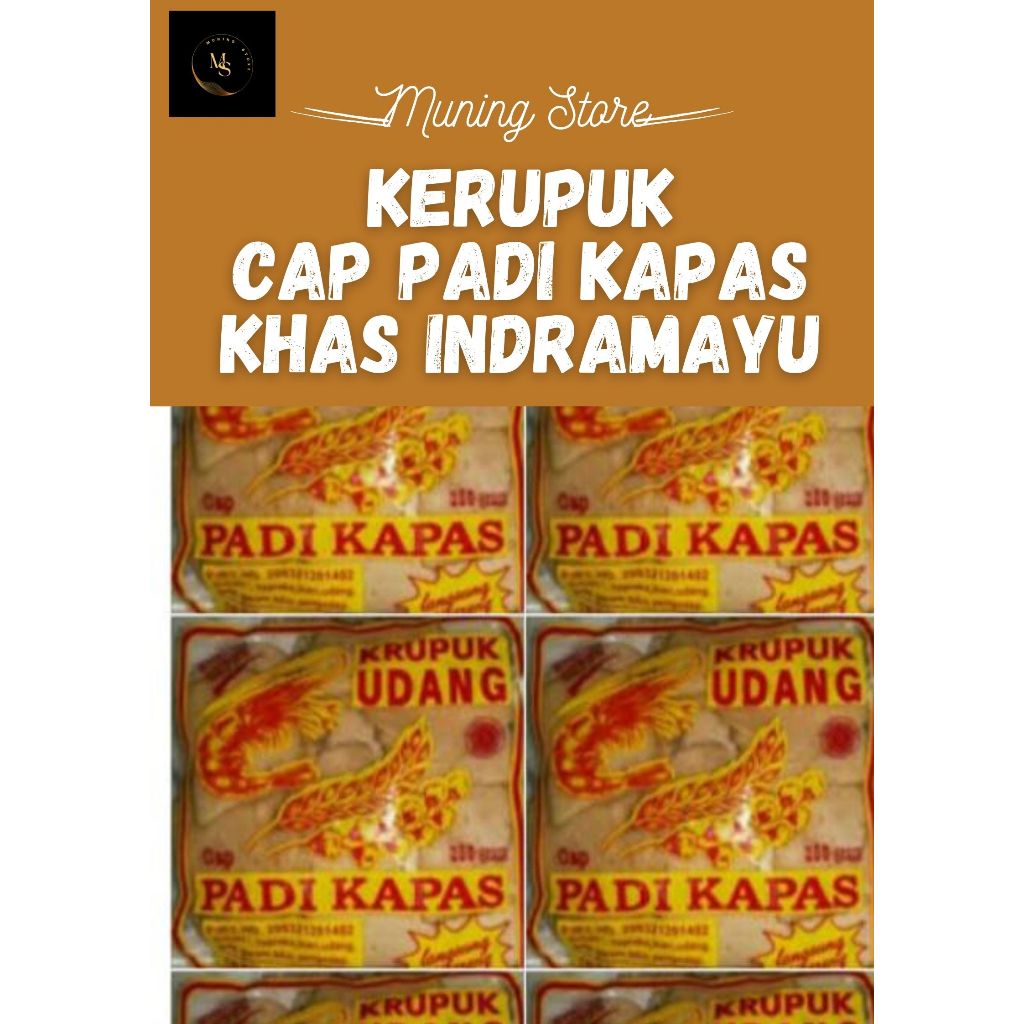 

Kerupuk Cap Padi Kapas KHAS Indramayu