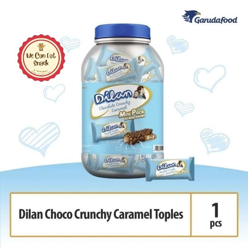 

Dilan Chocolate Crunchy Caramel Mini Toples isi 25 pcs