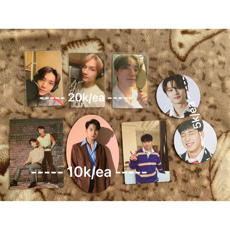 pc joshua jun seungkwan dino woozi postcard circle oval card semcol sg 2024 dicon gomagz dvd bets se