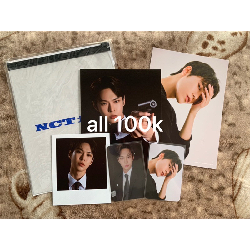 pc polaroid postcard poster doyoung sg 2021 resonance taeyong back to school kit pob ktown nct 127