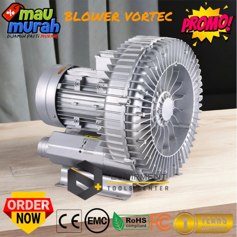 Ringblower 3Hp 380V Ring Blower 3Hp Ring Blower 2,2Kw Blower Kolam 3Hp - 1 phase