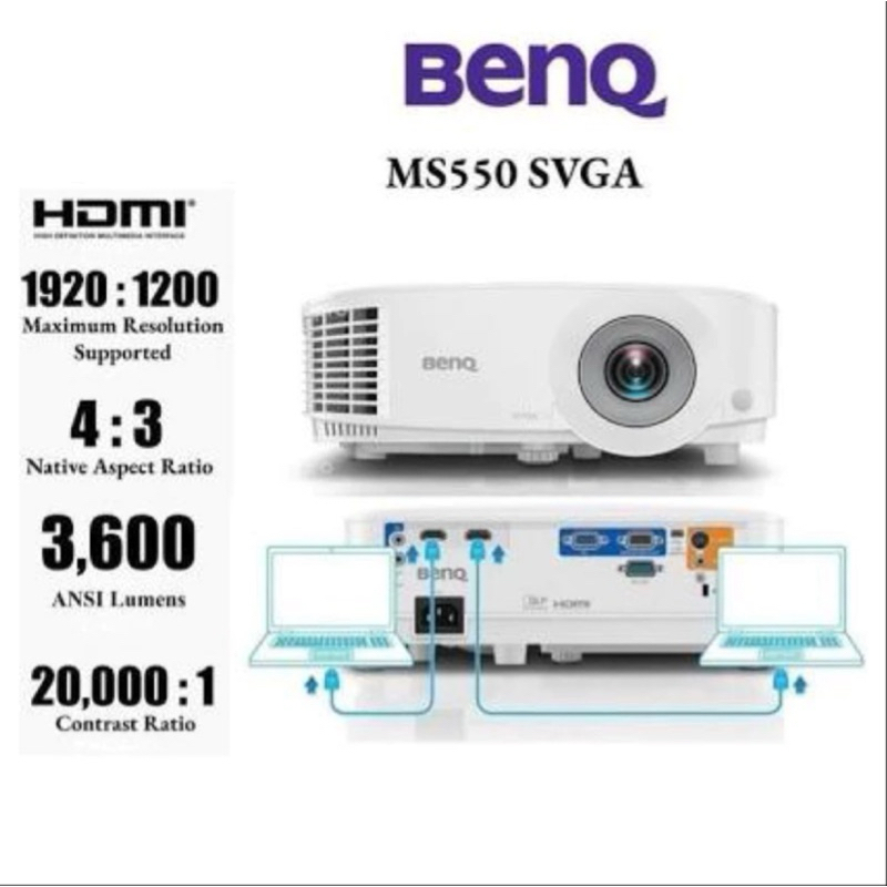 Benq ms550 / proyektor benq ms550