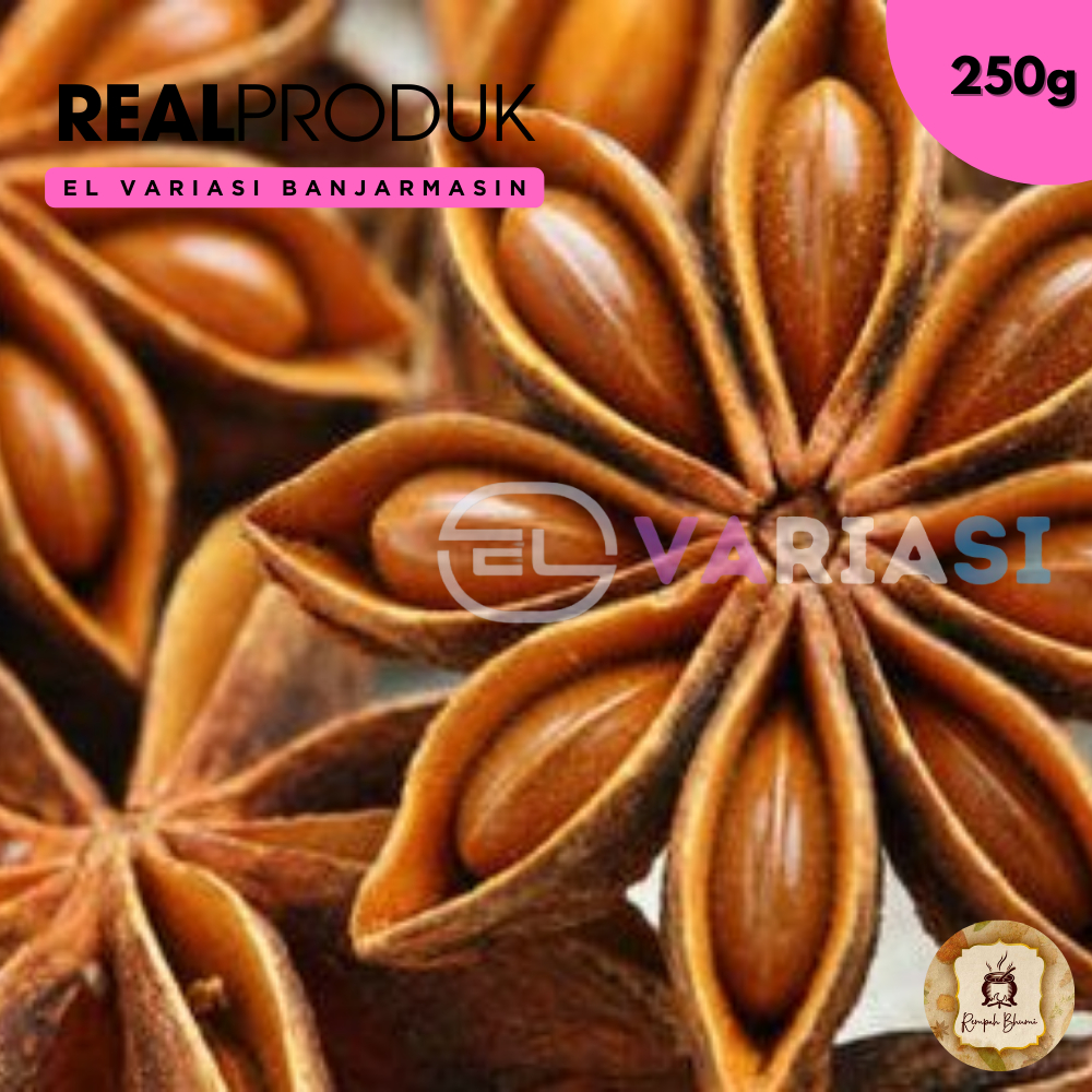 

250g || Bunga Sisir / kembang Lawang Pekak / BUNGA LAWANG /PEKAK / STAR ANISE By. EL Variasi