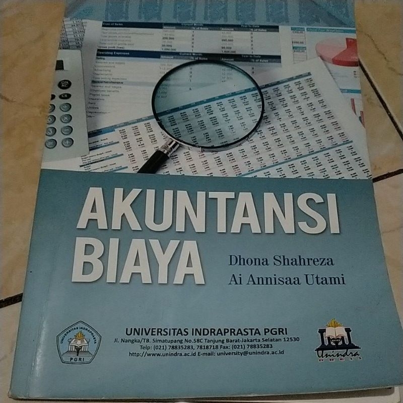 Preloved Buku Unindra - Akuntansi Biaya