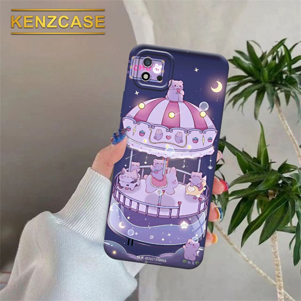 Soft case Hp REALME C11 2021/C20 - KENZCASE- Fashion Case Aesthetic - Silicon - Pelindung Belakang H