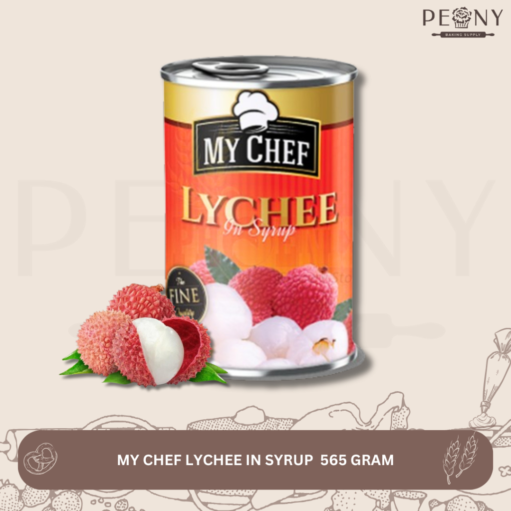 

MY CHEF LYCHEE 565 GRAM / BUAH KALENG LECI