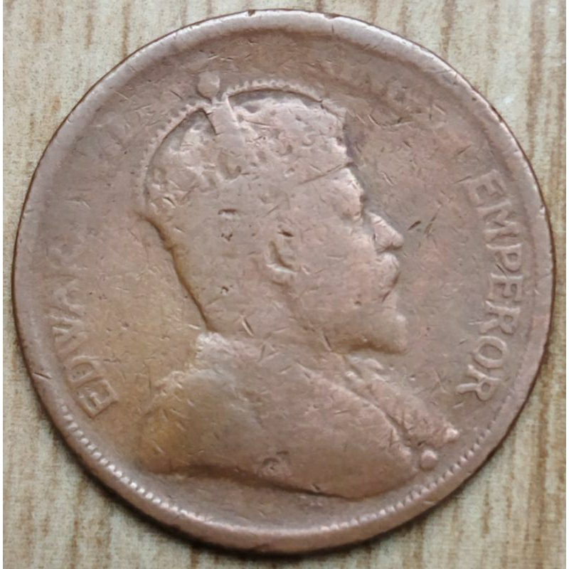 1 cent 1908 straits settlements Edward vii