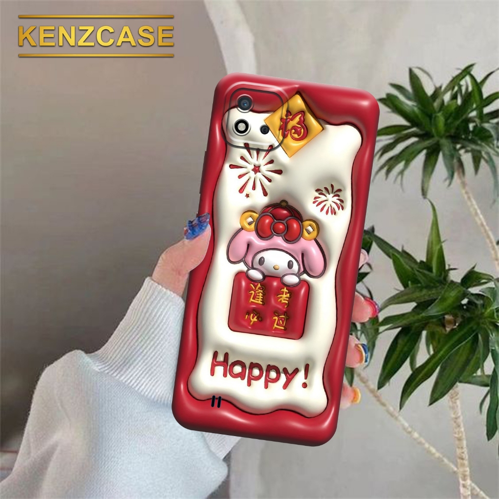 Soft case Hp REALME C11 2021/C20 - KENZCASE- Fashion Case Aesthetic - Silicon - Pelindung Belakang H