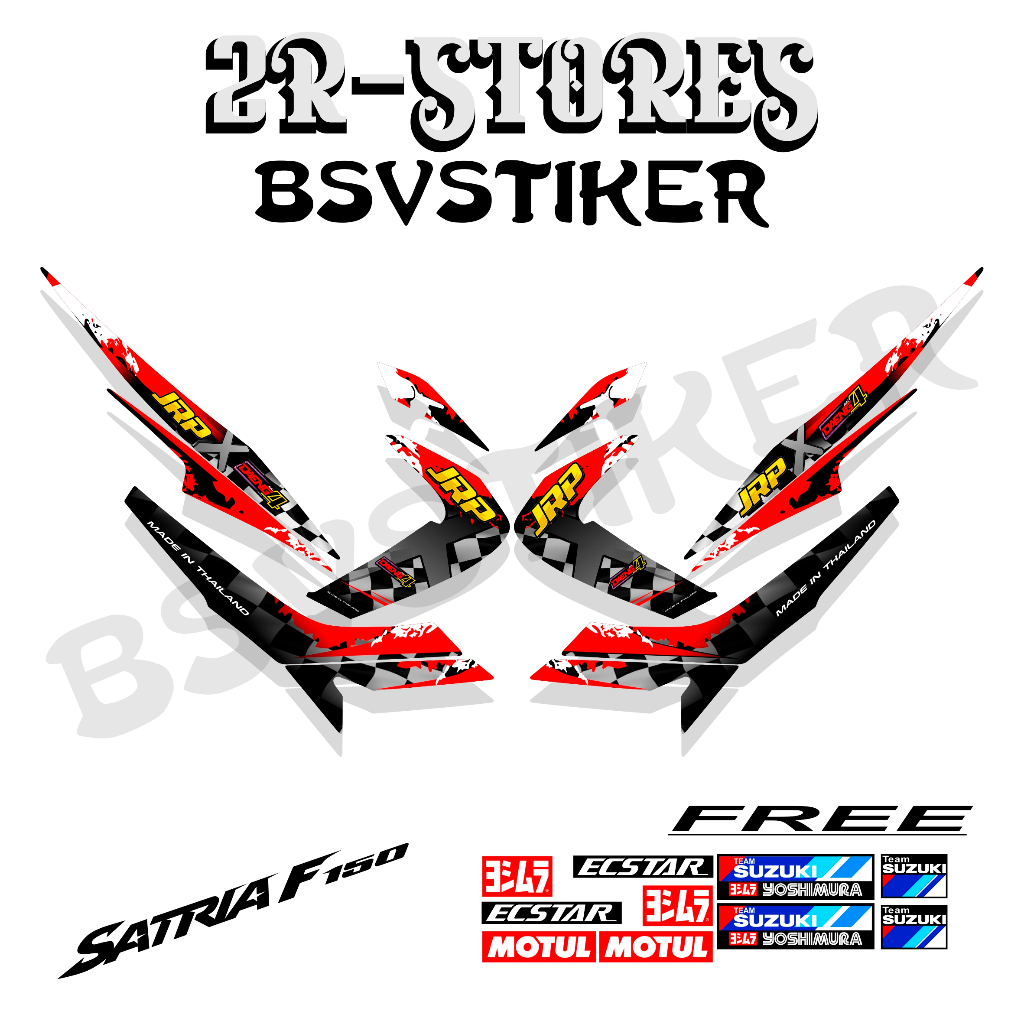 striping suzuki satria 150 fu barong jrp x thailand sku3, stiker satria fu 150