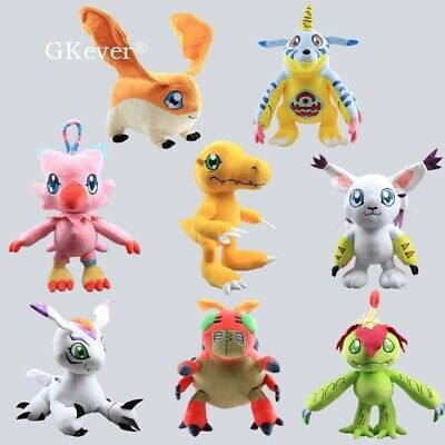 Boneka Digimon 35cm Boneka Agumon Boneka Gabumon Boneka Tentomon Boneka Gomamon Boneka Tailmon Bonek