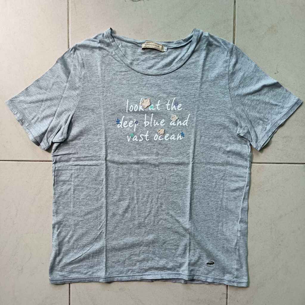 Kaos Crocodile Abu Wanita Second Original