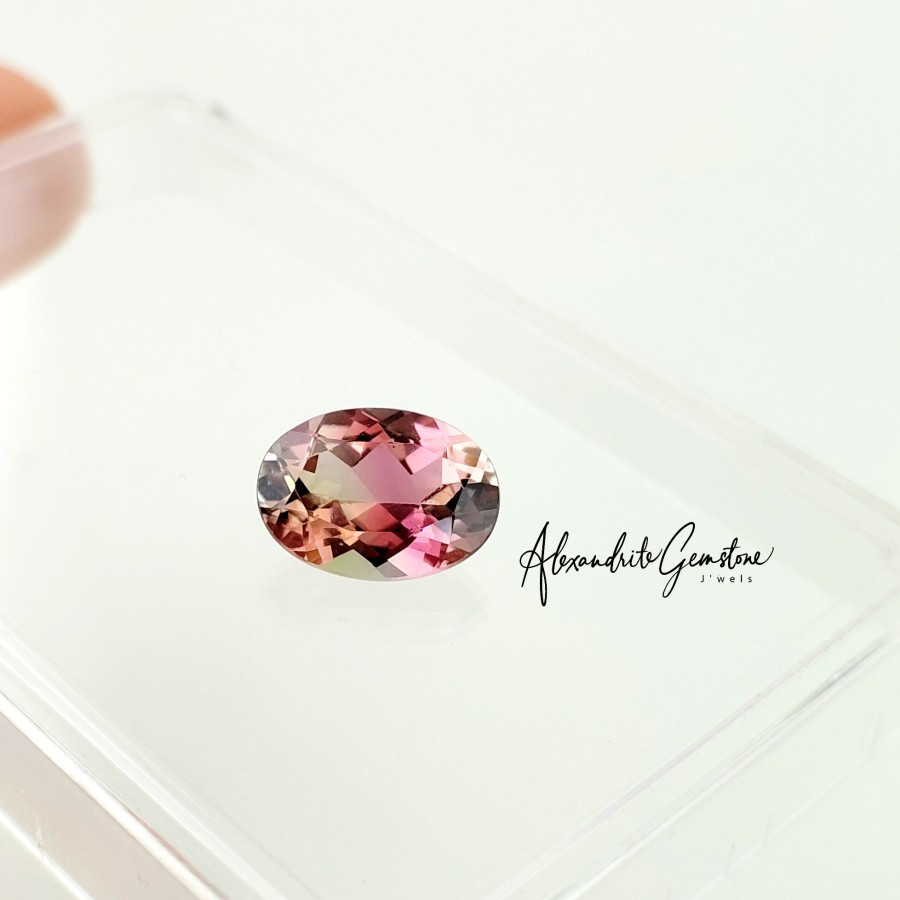 AG Jewellery T0124028 - BiColor Tourmaline 2.32ct No Heat Afghanistan