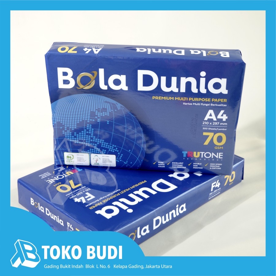 

Bola Dunia Kertas Fotocopy 70 GSM A4