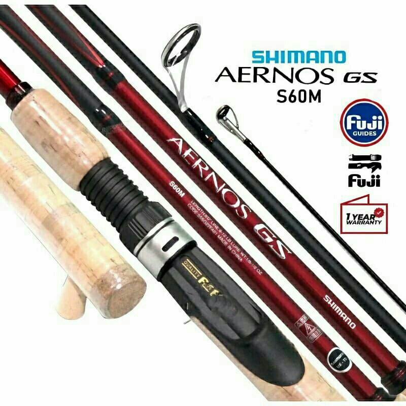 Joran shimano aernos gs s60m 180 cm 2022