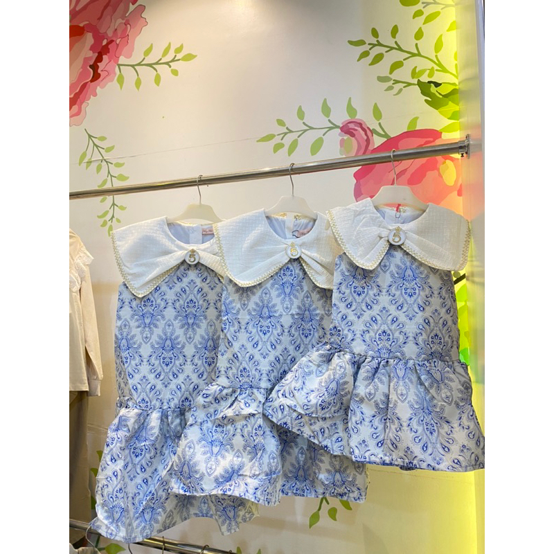 Dress anak europe / Dress anak / Dress import / dress jacguard anak