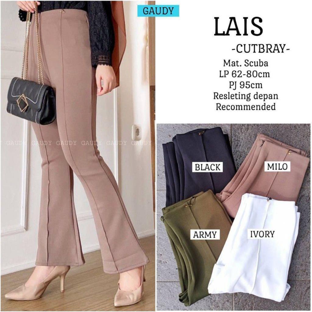 TERBARU celana cutbray wanita / celana scuba / celana scuba cutbray / celana wanita / celana panjang