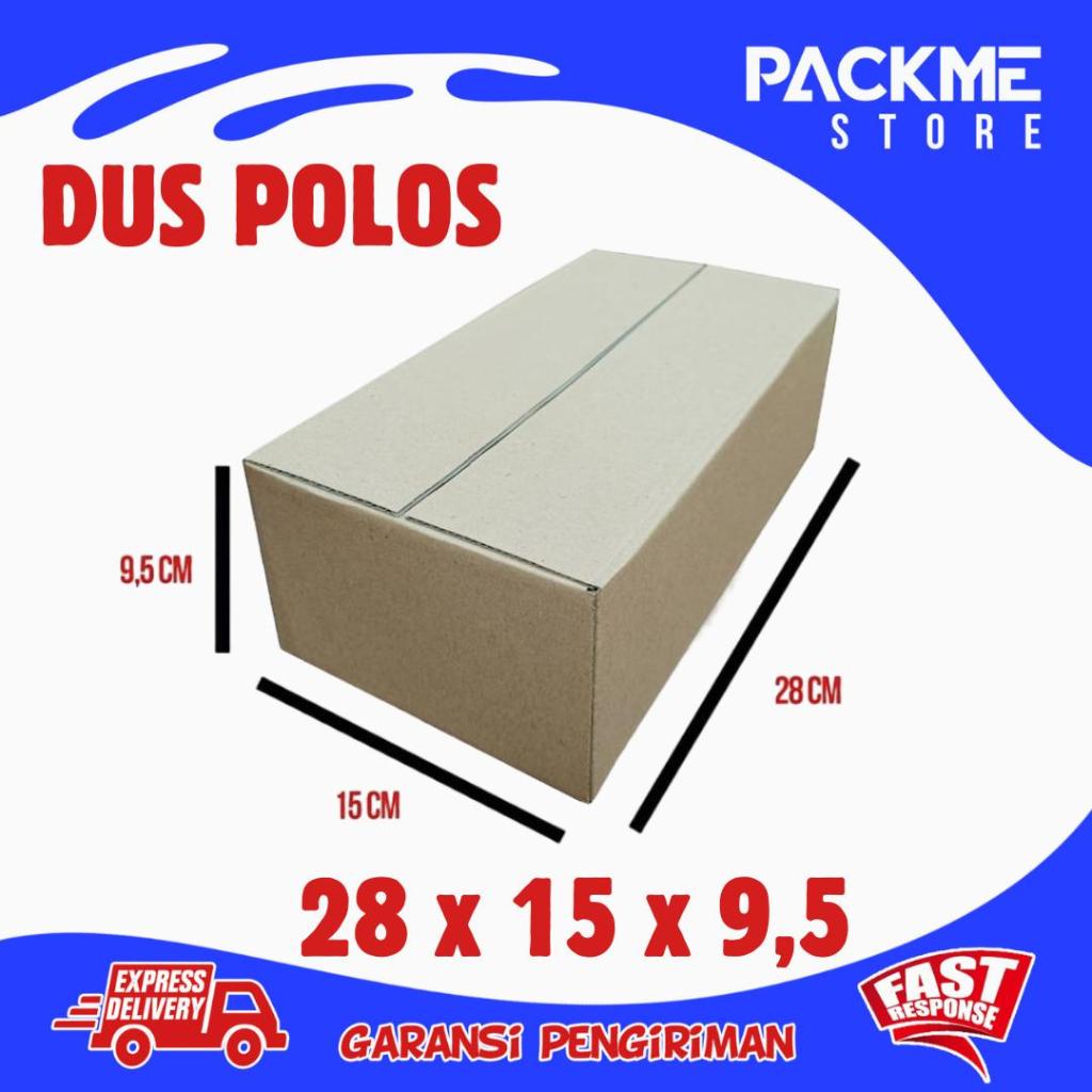 

KARDUS BOX KARTON PACKING DUS POLOS DB1 28 CM x 15 CM x 9,5 CM SEMBAKO GULA MINYAK KECAP