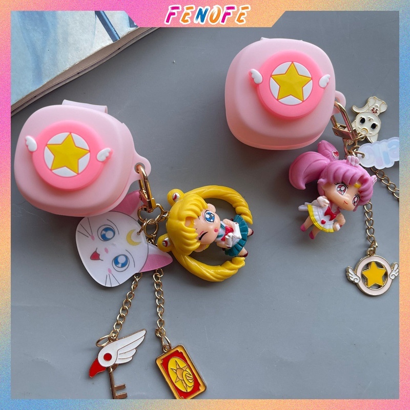 Case For Baseus WM02/WM01 Wireless Bluetooth Headset Protective Cover Silicone WM01Plus Cartoon Anti