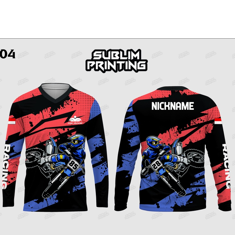 Jersey Racing/Baju Olah Raga/Balap Motor Printing