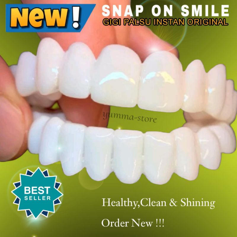 SNAP ON SMILE GIGI PALSU BISA COD