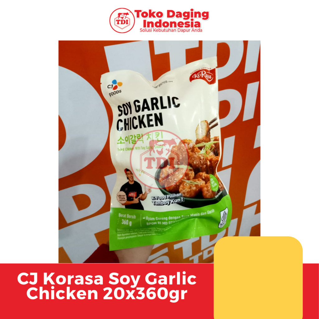 

CJ Korasa Soy Garlic Chicken 20x360gr