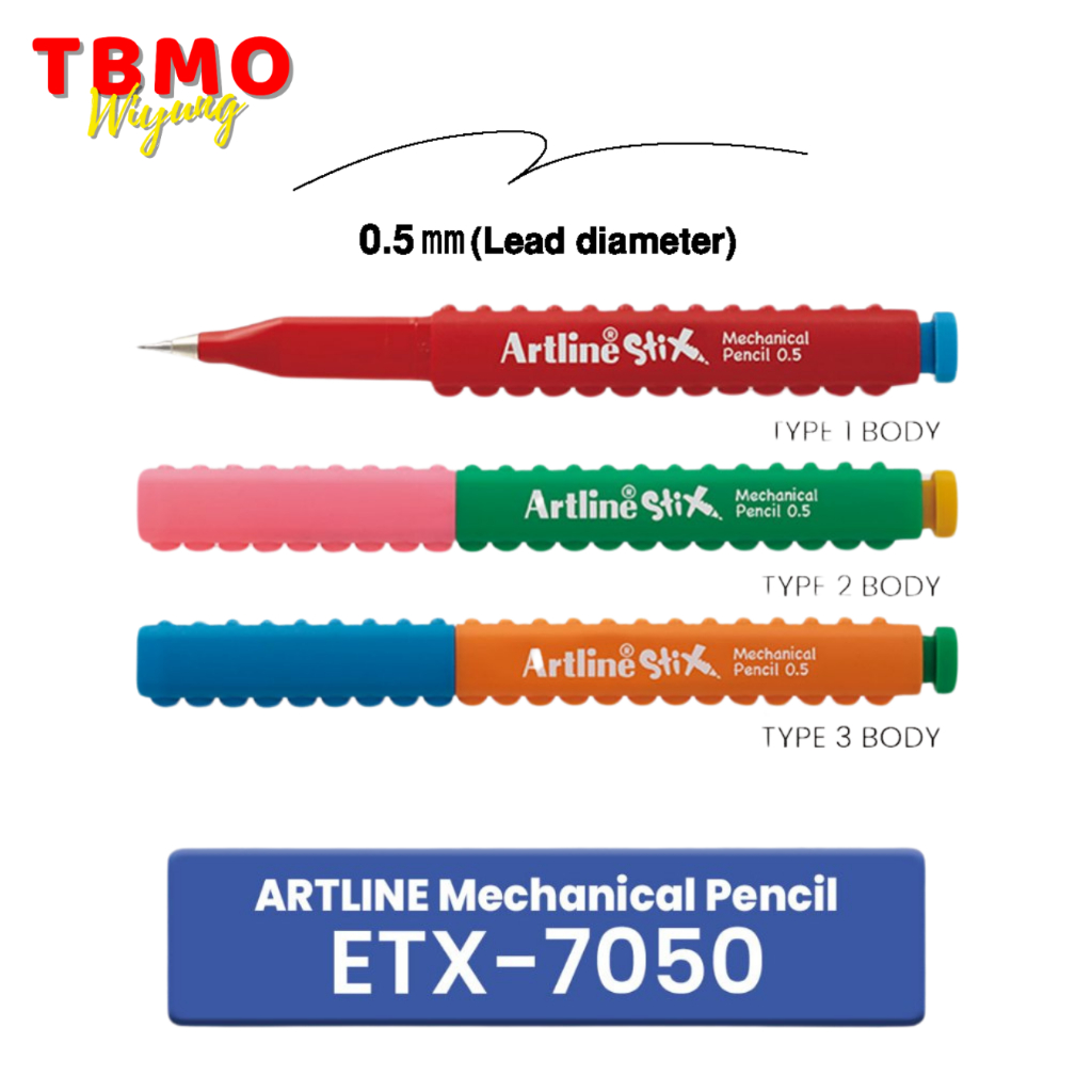 

TBMO Artline Mechanical Pencil 0.5mm STIX ETX-7050 Per Pcs