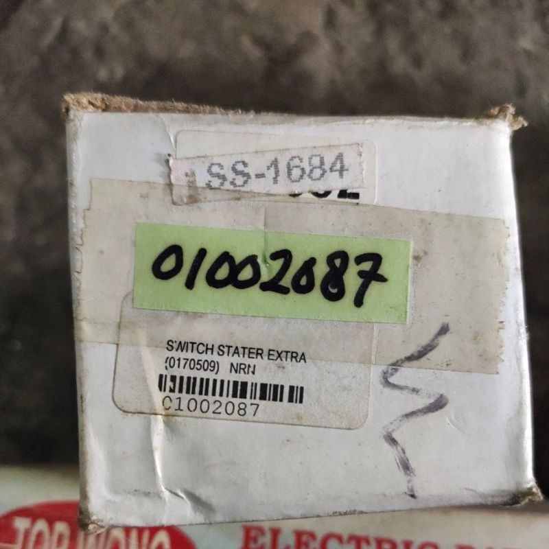 cuci gudang switch stater suzuki extra ss-1684