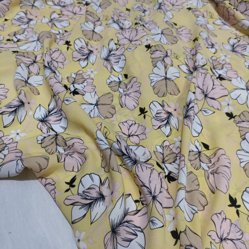 kain zara crep / kain bahan / kain zara / zara motif / kain motif zara /RM