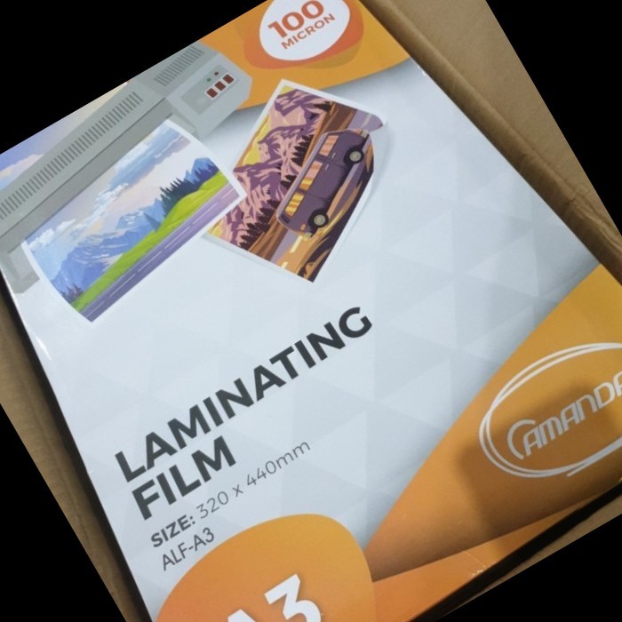 

Plastik laminating film A3 amanda 100 micron