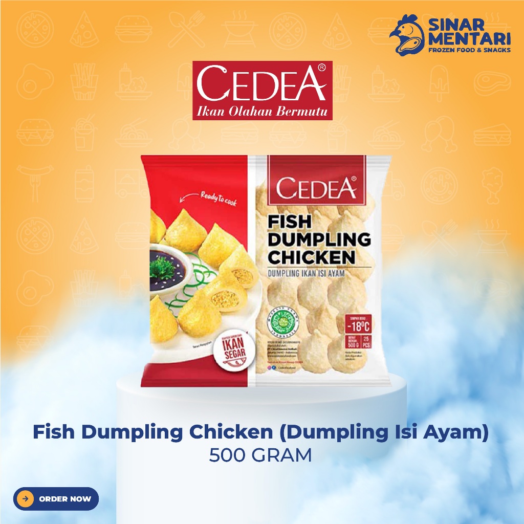 

CEDEA Fish Dumpling Chicken / Dumpling Isi Ayam 500 Gram