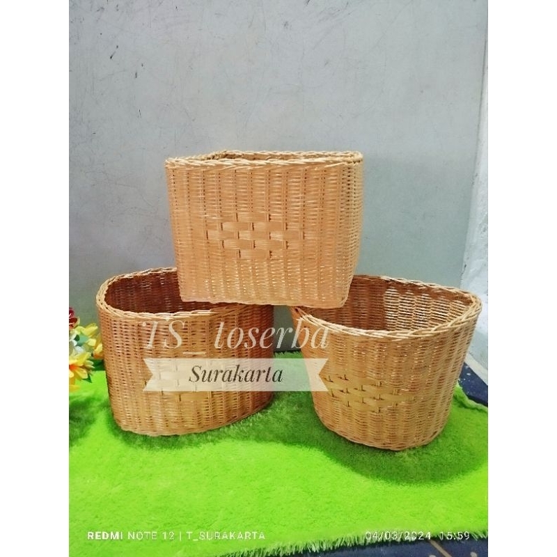 keranjang sepeda rotan / keranjang sepeda / keranjang rotan