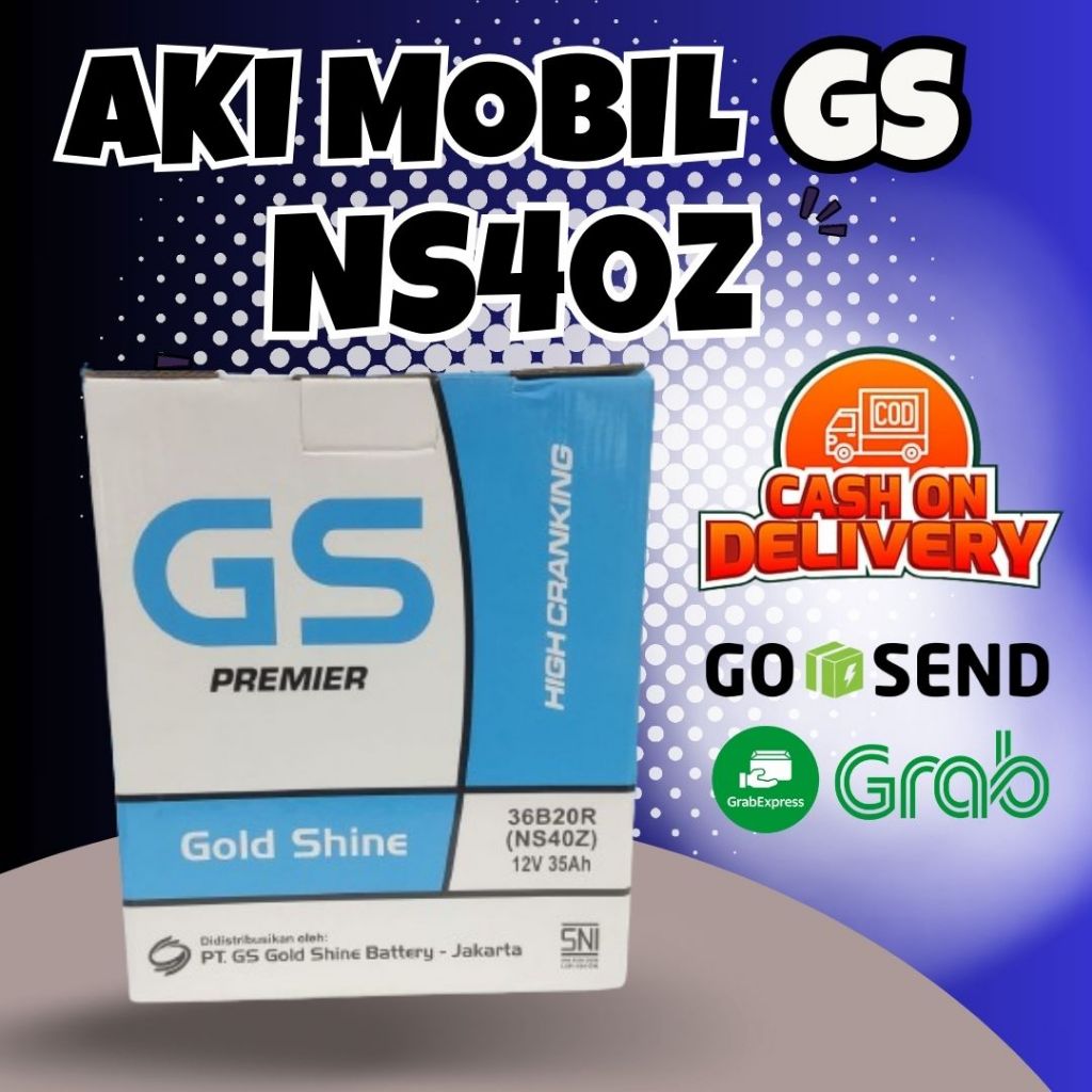 Aki Mazda 3 NS40Z 36B20R GS Goldshine Accu Basah