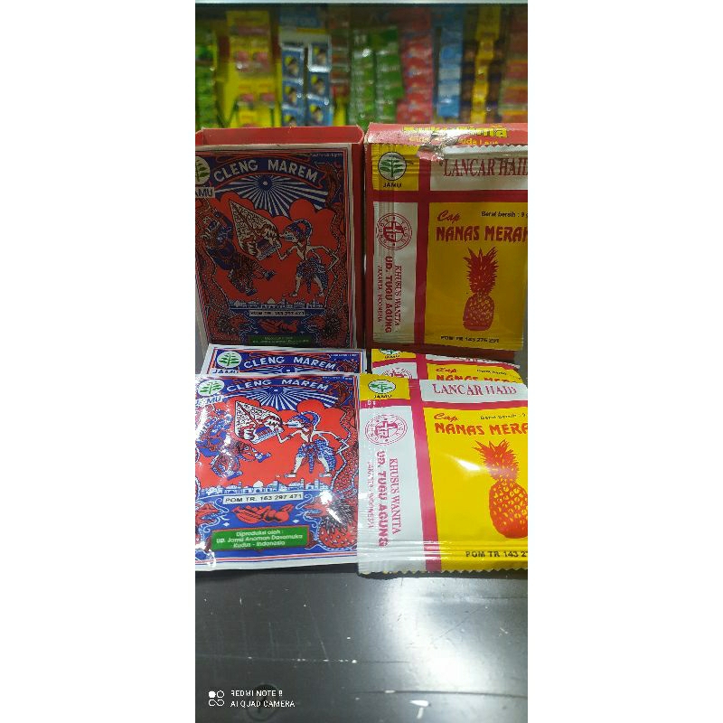 jamu pelancar haid NANAS + WAYANG @10 sachet