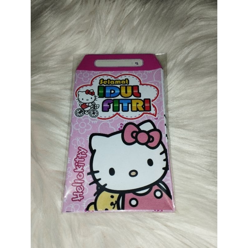 

Amplop Lebaran 2025 motif Hello Kitty New Pink