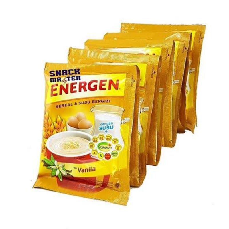 

Energen Vanilla Sereal dan Susu 1 Renceng isi 10 Sachet PROMO MURAH