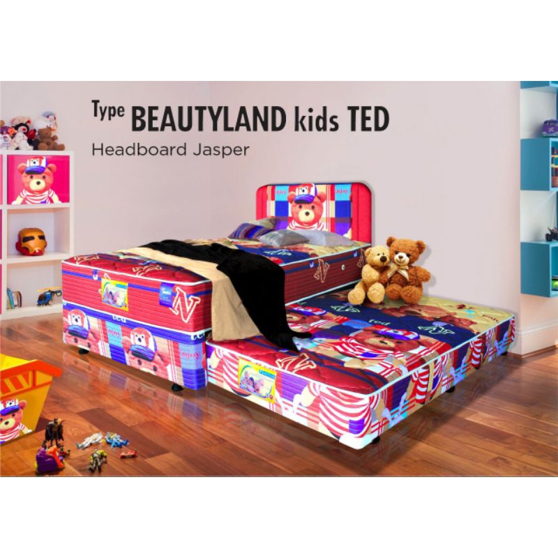 spring bed sorong 2 in1 beautyland by american pillo b