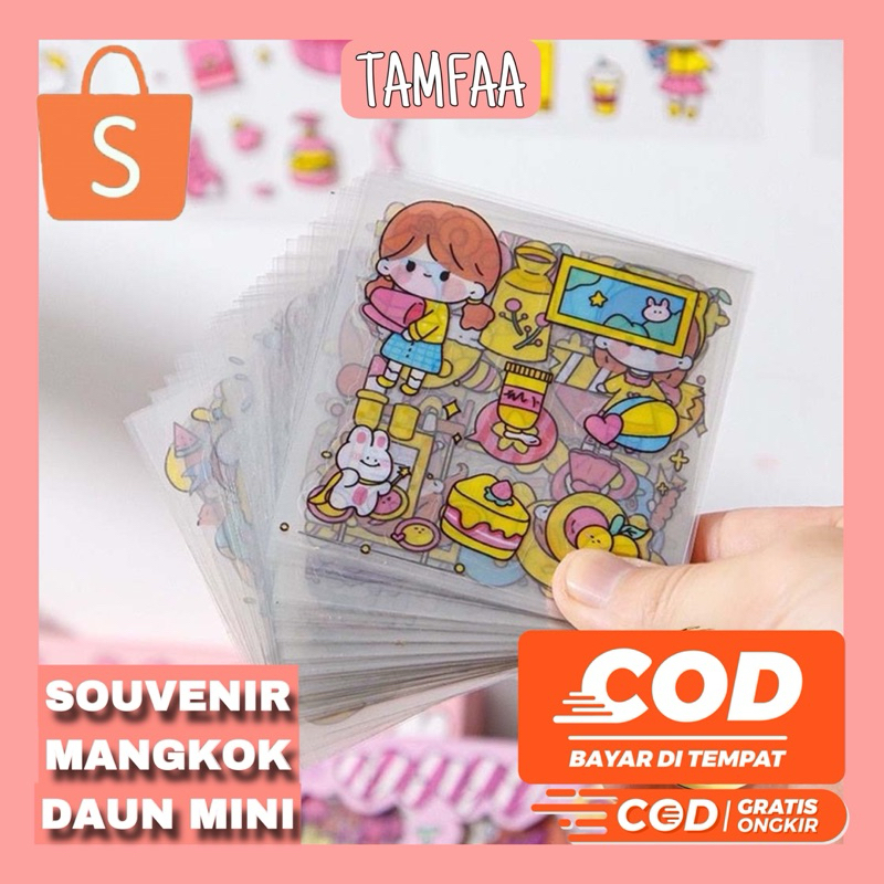 

MURAH! MOMO STIKER KOREA PER LEMBAR GROSIR TERMURAH STICKER DECO AESTHETIC / STICKER DIY TUMBLER / BINDER / CASE HP / DIARY