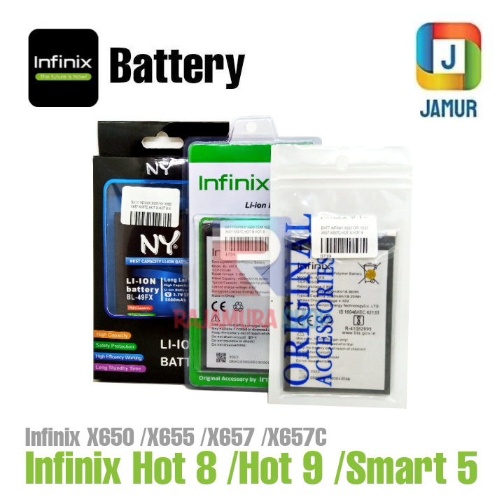 BATERAI INFINIX HOT 8 HOT 9 SMART 5 SMART 6 BATERAI INFINIX X650 BATERAI INFINIX X655 BATERAI INFINI