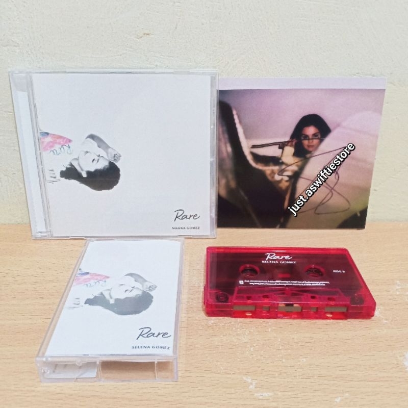 Selena Gomez Rare Signed Artcard Bundle Cassette CD Album Official Merchandise Merch Autograph