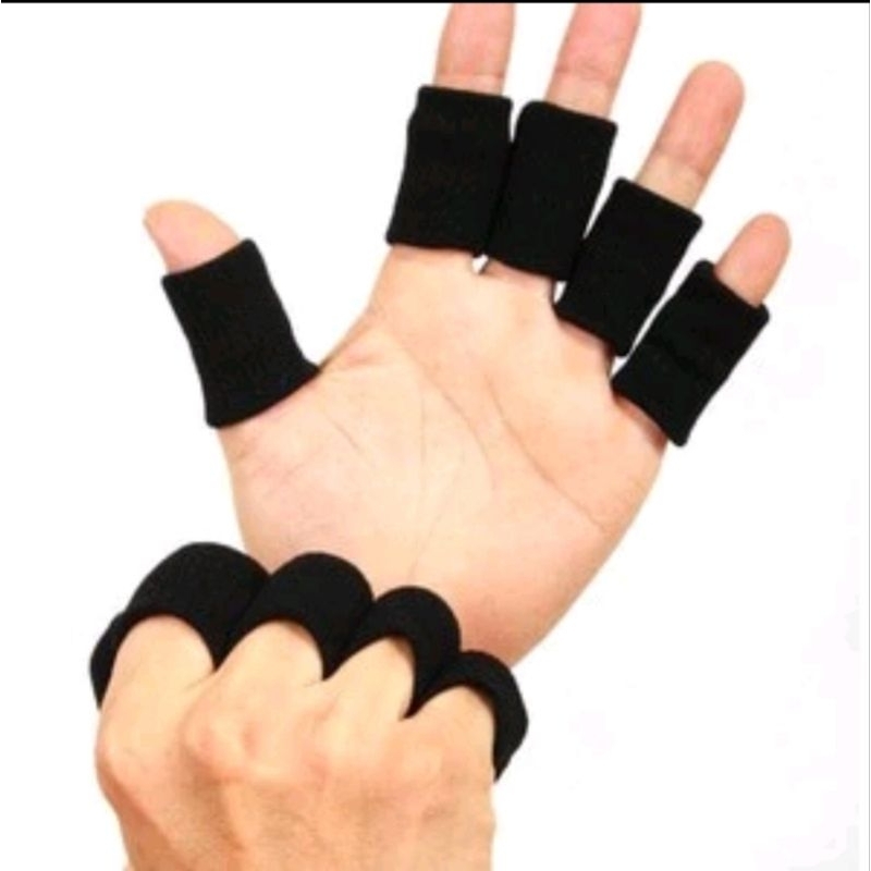 Deker Pelindung Finger Support Telaisi 10 Jari Tangan Engkel Band Basket volly ball