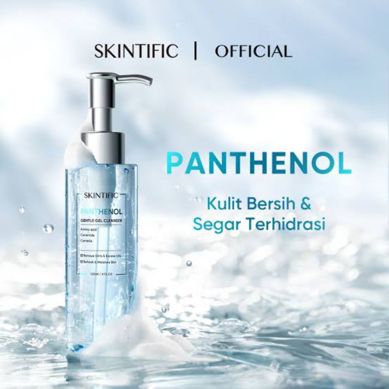 NEW SKINTIFIC GEL CLEANSER PANTENOL FACEWASH ACNE FACIAL WASH CUCI WAJAH
