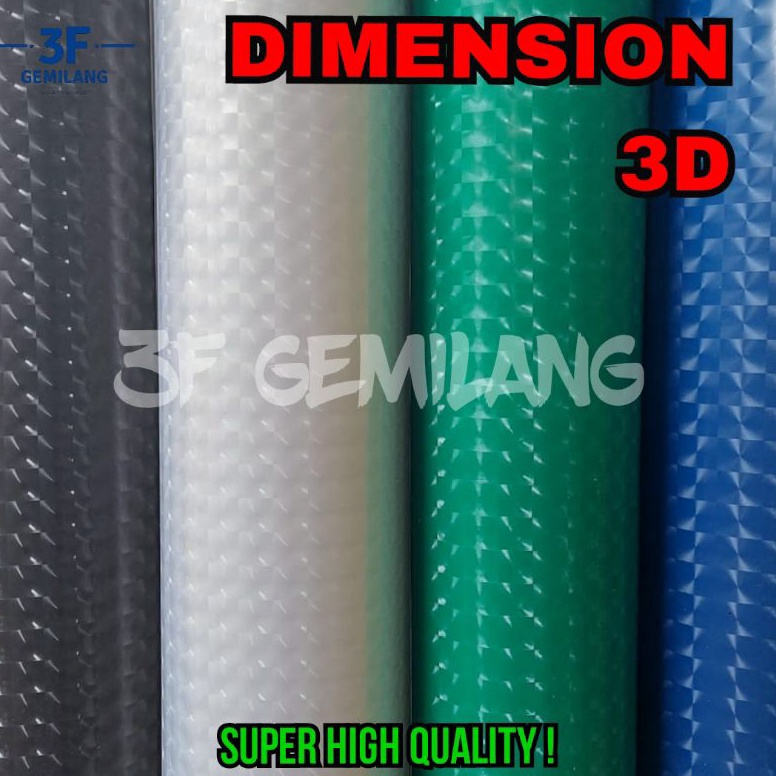 Untuk Anda Fiber Plastik Penutup Pagar DIMENSION GLASS 3D Meteran